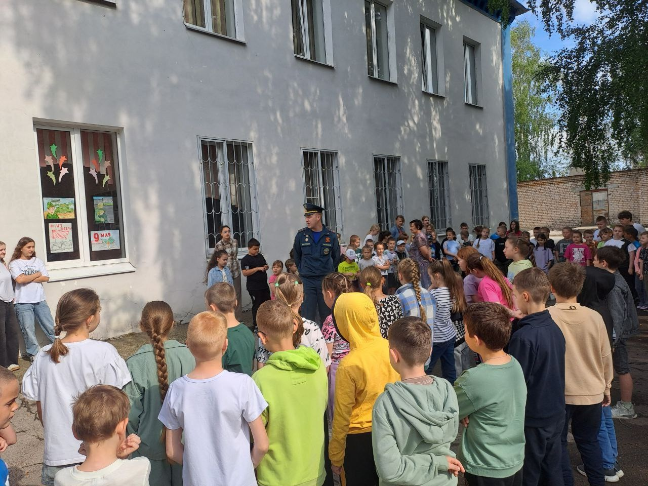 встреча с сотрудником МЧС
