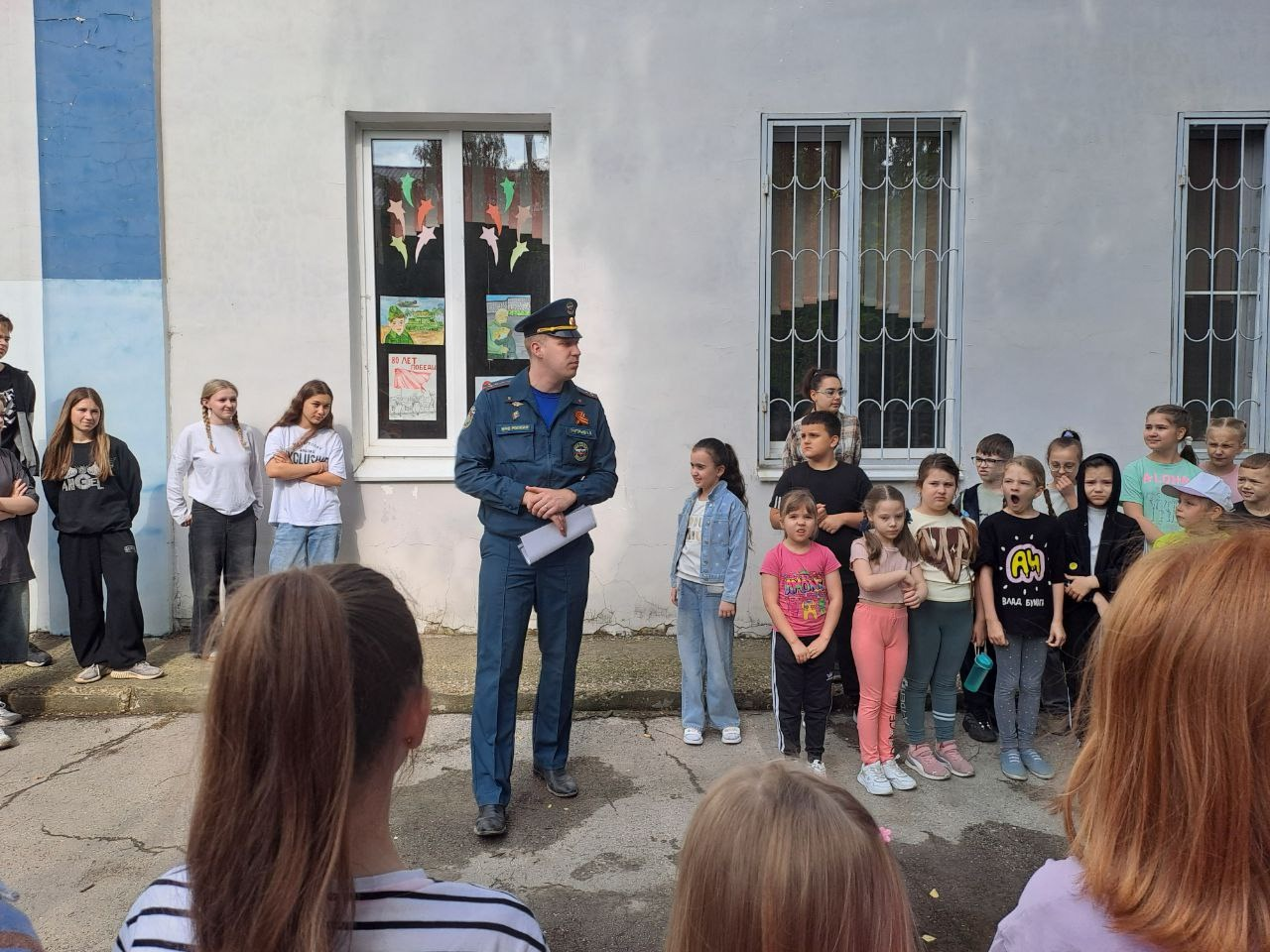 встреча с сотрудником МЧС